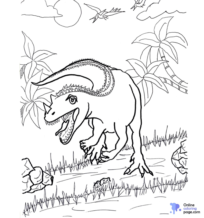 Jurassic World Dinosaur Coloring Pages 6 – Jurassic World Dinosaur Coloring Pages