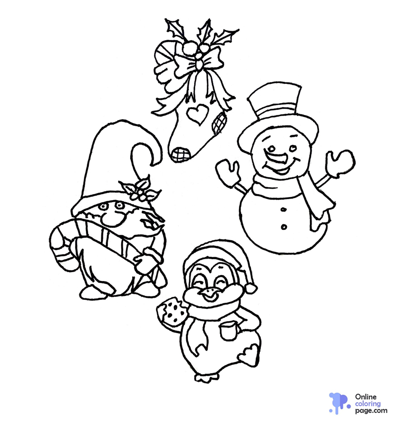 Merry Christmas Coloring Pages